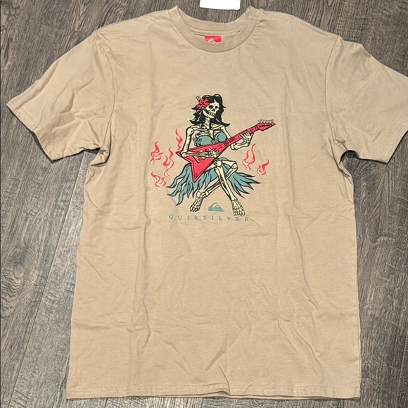 Quicksilver Hot Motion Graphic Shirt Size Small New With Tags - Picture 2 of 7